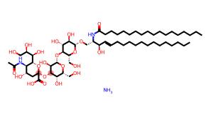 单唾液神经节苷酯 GM3(牛乳)分子式结构图