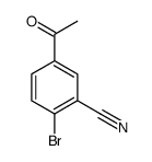 5-乙酰基-2-溴苯腈分子式结构图