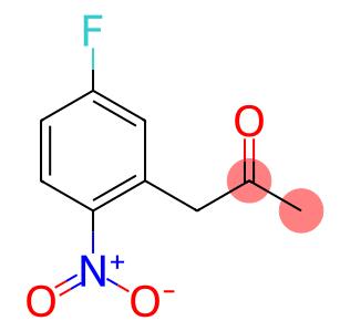 5-氟-2-硝基苯基丙酮分子式结构图