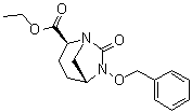 (2S,5R)-7-氧代-6-(苯基甲氧基)-1,6-二氮杂双环[3.2.1]辛烷-2-羧酸乙酯分子式结构图