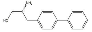 (R)-3-([1,1'-联苯]-4-基)-2-氨基丙烷-1-醇分子式结构图