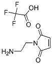 N-(2-氨基乙基)马来酰亚胺 三氟乙酸盐分子式结构图