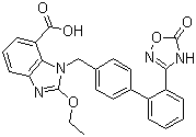 阿齐沙坦分子式结构图