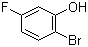 2-溴-5-氟苯酚分子式结构图