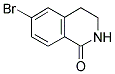 6-溴-3,4-二氢-2H-异喹啉-1-酮分子式结构图