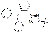 (S)-4-叔丁基-2-[2-(二苯基膦基)苯基]-2-噁唑啉分子式结构图