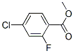 4-氯-2-氟苯甲酸甲酯分子式结构图