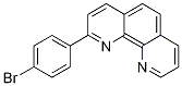 2-(4-溴苯基)-1,10-菲罗啉分子式结构图