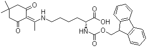 Fmoc-Lys(Dde)-OH分子式结构图