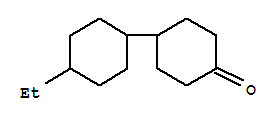 4-乙基双环己基酮分子式结构图