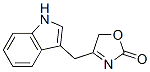 S-4-(1H-吲哚-3-甲基)-2-噁唑烷酮分子式结构图