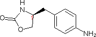 (s)-4-(4-氨基苄基)-1,3-噁唑烷-2-酮分子式结构图