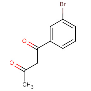 1-(3-溴苯基)-1,3-丁二酮分子式结构图