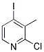 2-氯-4-碘-3-甲基吡啶分子式结构图