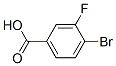 4-溴-3-氟苯甲酸分子式结构图