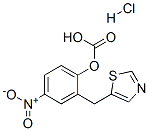 ((5-噻唑基)甲基)-(4-硝基苯基)碳酸酯盐酸盐分子式结构图