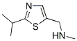 2-异丙基-4-(甲基氨基甲基)噻唑分子式结构图