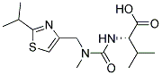 N-[2-异丙基噻唑-4-甲基氨基甲酰]-L-缬氨酸分子式结构图