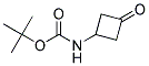 3-氧代环丁基氨基甲酸叔丁酯分子式结构图