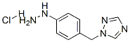 1-[(4-苯肼)甲基]-1H-1,2,4-三氮唑盐酸盐分子式结构图