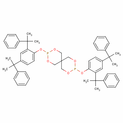 双(2,4-二枯基苯基)季戊四醇二亚磷酸酯分子式结构图