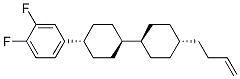 4-[(反式,反式)-4'-(3-丁烯-1-基)[1,1'-联环己基]-4-基]-1,2-二氟苯分子式结构图