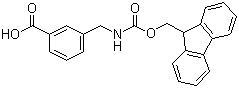 3-(Fmoc-氨甲基)苯甲酸分子式结构图