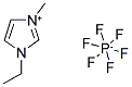 1-乙基-3-甲基咪唑六氟磷酸盐分子式结构图