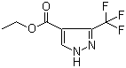 3-三氟甲基吡唑-4-羧酸乙酯分子式结构图