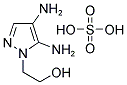 4,5-二氨基-1-(2-羟基)乙基吡唑硫酸盐分子式结构图