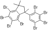 八溴-1-苯基-1,3,3-三甲基-1,2-二氢化茚分子式结构图