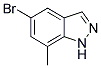 5-溴-7-甲基-1H-吲唑分子式结构图