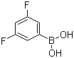 3,5-二氟苯硼酸分子式结构图