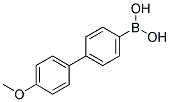 4'-甲氧基联苯-4-基硼酸分子式结构图