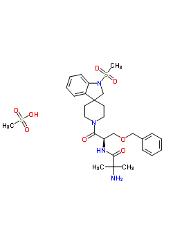 伊布莫仑甲磺酸盐分子式结构图