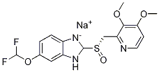 左旋泮托拉唑钠分子式结构图