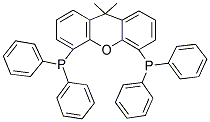 4,5-双(二苯基膦)-9,9-二甲基氧杂蒽分子式结构图