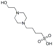 N-(2-羟乙基)哌嗪-N'-4-丁磺酸分子式结构图