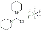 氯代二哌啶碳鎓六氟磷酸盐分子式结构图