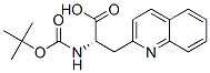 Boc-L-2-喹啉基丙氨酸分子式结构图