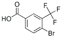 4-溴-3-三氟甲基苯甲酸分子式结构图