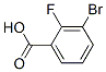 3-溴-2-氟苯甲酸分子式结构图