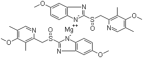 埃索美拉唑镁分子式结构图