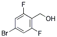 4-溴-2,6-二氟苯甲醇分子式结构图