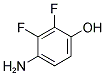 4-氨基-2,3-二氟苯酚分子式结构图