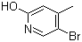 5-溴-2-羟基-4-甲基吡啶分子式结构图