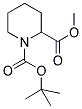 N-BOC-2-哌啶甲酸甲酯分子式结构图