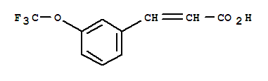 3-(三氟甲氧基)肉桂酸分子式结构图