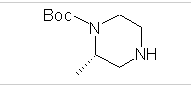 (S)-1-N-Boc-2-甲基哌嗪分子式结构图