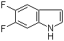 5,6-二氟吲哚分子式结构图